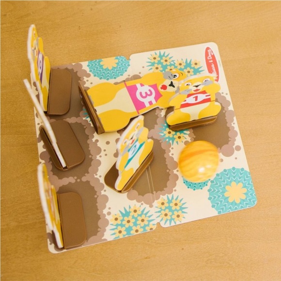 NEW Melissa & Doug Fun at the Fair! Wooden Armadillo Roll & Bowl Prairie Dog - Picture 5 of 9